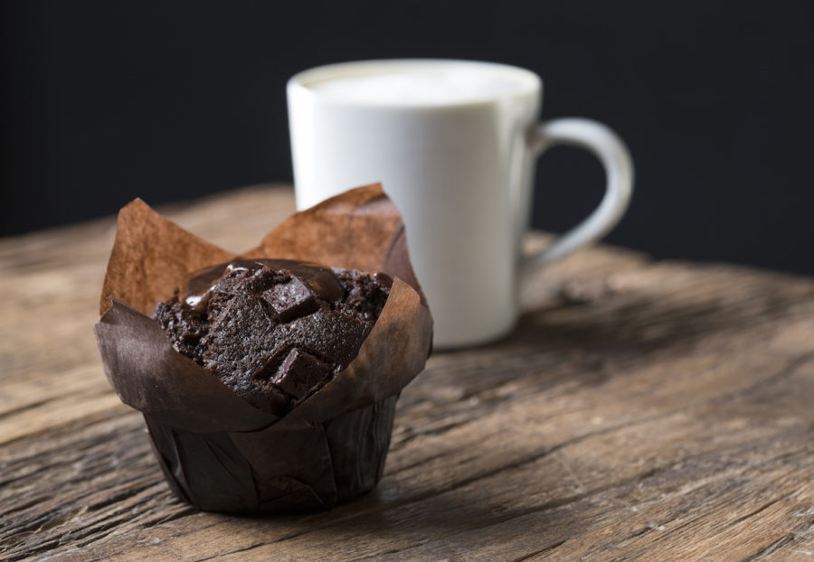 Ricettario: muffin al cioccolato e mirtilli | Giacomo Marcat